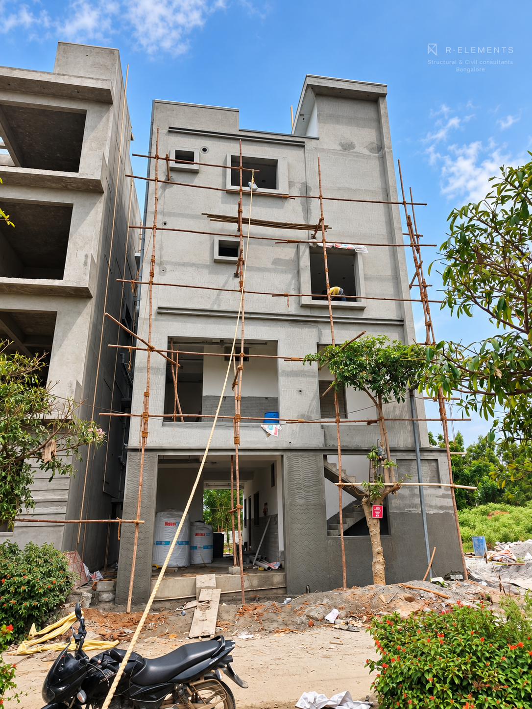 Completed turnkey construction project
